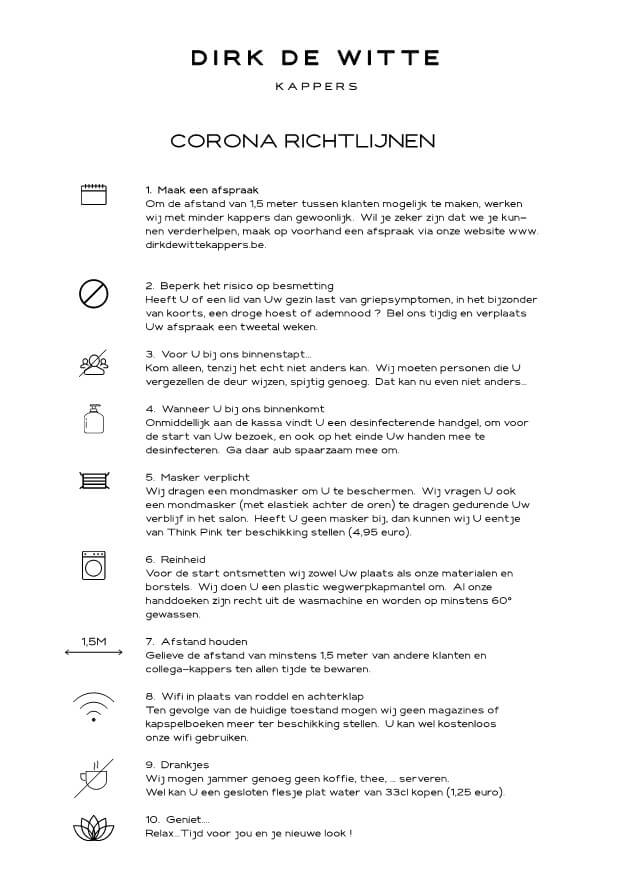 coronaregels